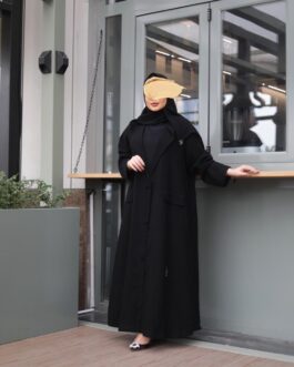 Soft blazer abaya
